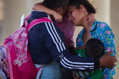 Migrants cross U.S.-Mexico border at Eagle Pass