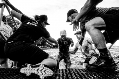 NEW YORK, NEW YORK - JULY 24: Athletes participate in the New York City Triathlon on July 24, 2022 in New York City.