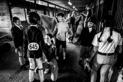 EQUESTRIAN DREAMS - After COVID put a damper on the competitions of previous years, the Chicory Meadow Farm IEA (Interscholastic Equestrian Association) team, compared to the Bad News Bears because the team often lost, was unusually diverse and even included a boy, weren’t on to win some of the top prizes by the end of the season. The Chicory Meadow Farm team preps their only boy, Jonah, for his completion when the team competed at the Dutchess County Fair Horse Show Wednesday, August 24, 2022,  in Rhinebeck, NY.