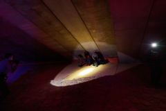 Migrants apprehended after crossing U.S.-Mexico Border Wall