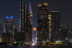 Moonrise in New York City
