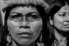 9/17/2023 Ecuadorian climate activist Nemonte Nenquimo participates in the annual UN Climate March in NYC. Nenquimo is an indigenous Waorani Woman from the Amazonian Region of Equador