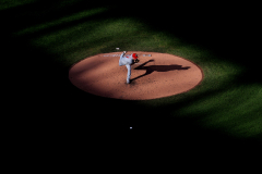 Oct 1, 2023; New York City, New York, USA; Philadelphia Phillies relief pitcher Nick Nelson (57) pitches against the New York Mets during the fifth inning at Citi Field.