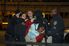 A 15-year-old girl walking along the courtyard of the Amsterdam Houses on West 62nd Street at around 7:22 p.m. on 21/12/2023 was tackled by police after she was accused of robbery, causing the teen to scream out for her mother in fear.