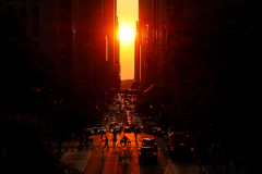 Sunset on 42nd Street