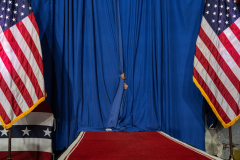 Donald Trump's Curtain Entrance