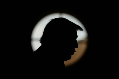 Republican presidential nominee former President Donald Trump speaks during a campaign event at his Mar-a-Lago estate, Tuesday, Oct. 29, 2024, in Palm Beach, Fla.