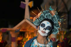 Day of the Dead in Oaxaca, Mexico is a joyful celebration of deceased loved ones that involves vibrant decorations, music, and community. The holiday is celebrated in Oaxaca City