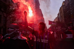 Palestinian protestors participate in "Day of Rage” march