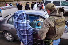 Migrants turn themselves in after crossing the U.S.-Mexico border at Boulevard