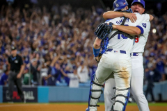 The Agony and the Ecstasy, - Moments of Joy and frustration as the Dodgers defeat the Mets to win the National League Pennant. - The Los Angeles Dodgers celebrate their victory over the New York Mets in Game 6 of the National League Championship Series, sending them to the World Series, at Dodger Stadium on Oct. 20.