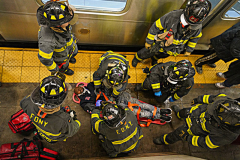 Train Strikes Commuter