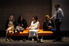 WASHINGTON, DC, January 21st, 2025: People relax in the lobby of the convention center after the inagural Liberty Ball. President Donald Trump began his second term surrounded by guests at the opulent inauguration celebration, which drew more than 8,000 attendees.