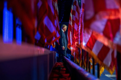 Republican presidential nominee former President Donald Trump arrives at an election night watch party after being declared the 47th president of the United States by Fox News, Wednesday, Nov. 6, 2024, in West Palm Beach, Fla.