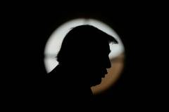 Republican presidential nominee former President Donald Trump speaks during a campaign event at his Mar-a-Lago estate, Tuesday, Oct. 29, 2024, in Palm Beach, Fla.