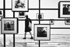 The Diane Arbus exhibit at the Park Avenue Armory was displayed in a way that drew people closer and created interesting intersections where faces framed faces on July 1, 2025.