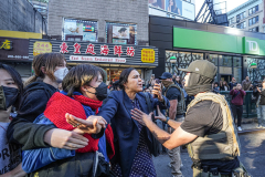 When ICE agents performed a massive operation on Canal Street in Manhattan, a single New Yorker became famous for putting herself between the Feds and their targets. She was widely known for her distinctive polkadot dress.