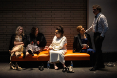 WASHINGTON, DC, January 21st, 2025: People relax in the lobby of the convention center after the Liberty Ball. President Donald Trump began his second term surrounded by guests at the opulent inauguration celebration, which drew more than 8,000 attendees.